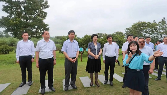 省人大常委會(huì)副主任曲福田來白馬湖檢查濕地保護(hù)工作